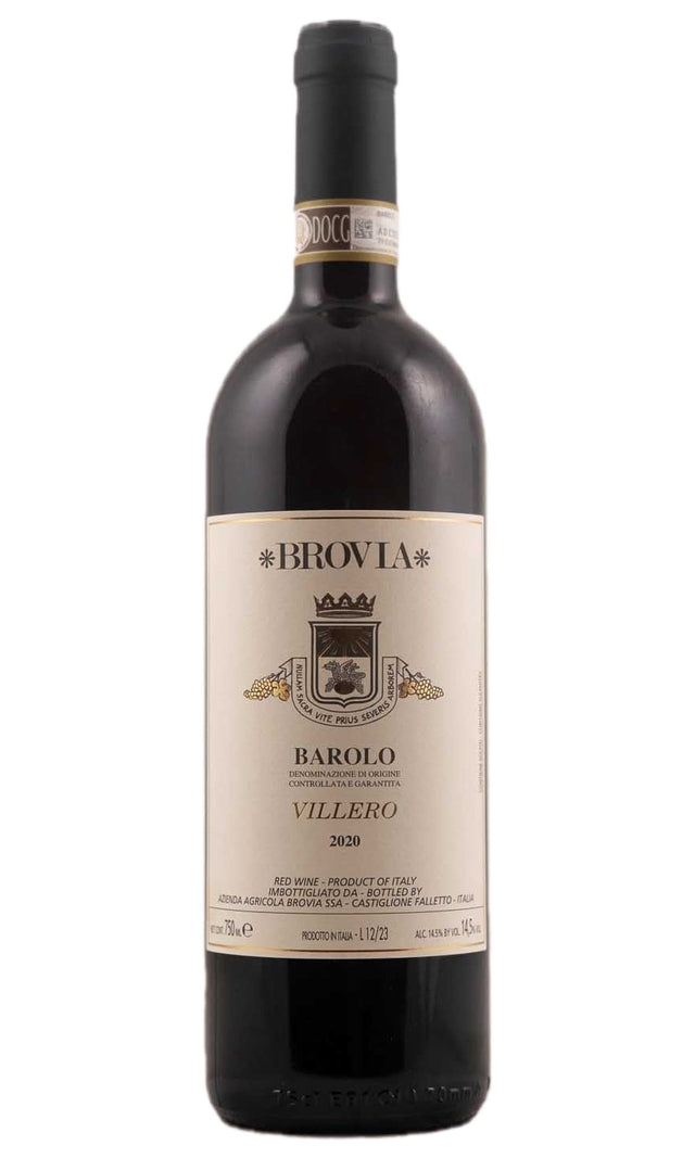 Bottle of Brovia, Barolo Villero, 2020 - Red Wine - Flatiron Wines & Spirits - New York