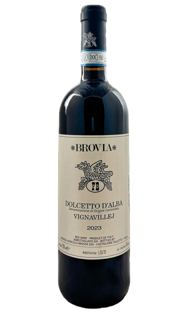 Bottle of Brovia, Dolcetto d'Alba "Vignavillej", 2023 - Red Wine - Flatiron Wines & Spirits - New York