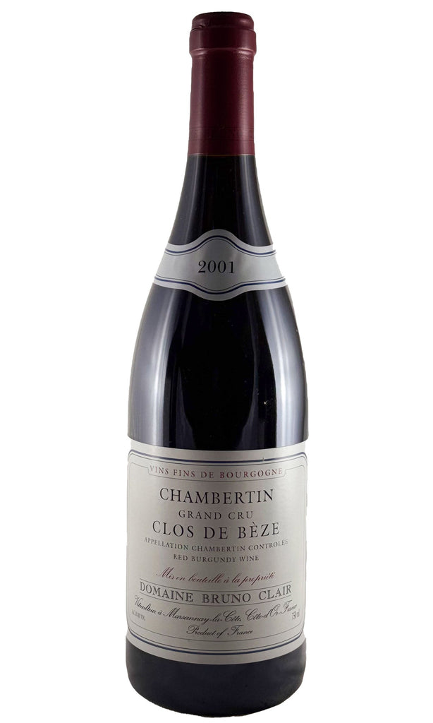 Bottle of Bruno Clair, Chambertin Grand Cru Clos de Beze, 2001 - Red Wine - Flatiron Wines & Spirits - New York