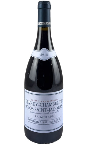 Bottle of Domaine Bruno Clair, Gevrey-Chambertin 1er Cru Clos Saint-Jacques, 2015 - Red Wine - Flatiron Wines & Spirits - New York