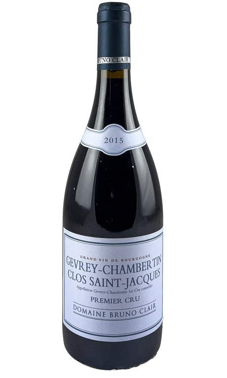 Bottle of Domaine Bruno Clair, Gevrey-Chambertin 1er Cru Clos Saint-Jacques, 2015 - Red Wine - Flatiron Wines & Spirits - New York
