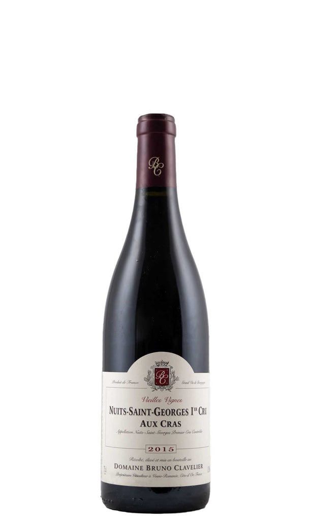 Bottle of Bruno Clavelier, Nuits-Saint-Georges Aux Cras Vieilles Vigness, 2015 - Red Wine - Flatiron Wines & Spirits - New York