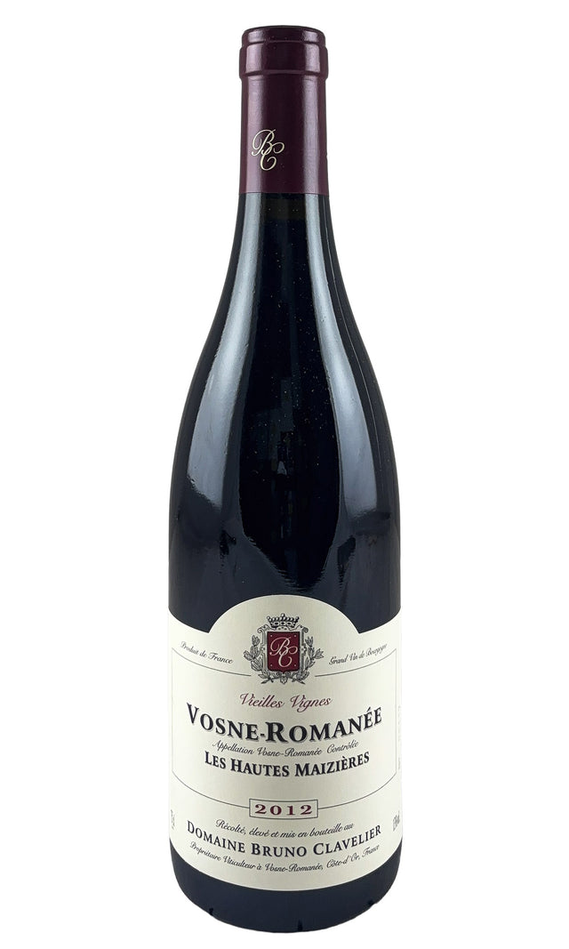 Bottle of Bruno Clavelier, Vosne-Romanee Hautes Maizieres, 2012 - Red Wine - Flatiron Wines & Spirits - New York