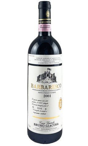 Bottle of Bruno Giacosa, Barbaresco Santo Stefano, 2001 - Red Wine - Flatiron Wines & Spirits - New York