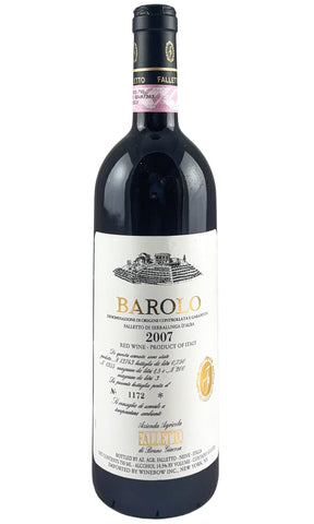 Bottle of Bruno Giacosa, Barolo Falletto, 2007 - Red Wine - Flatiron Wines & Spirits - New York