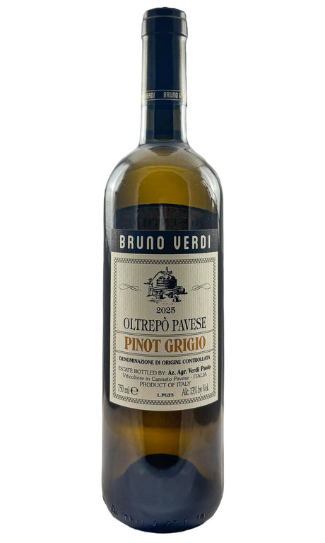Bottle of Bruno Verdi, Oltrepo Pavese Pinot Grigio, 2025 - White Wine - Flatiron Wines & Spirits - New York