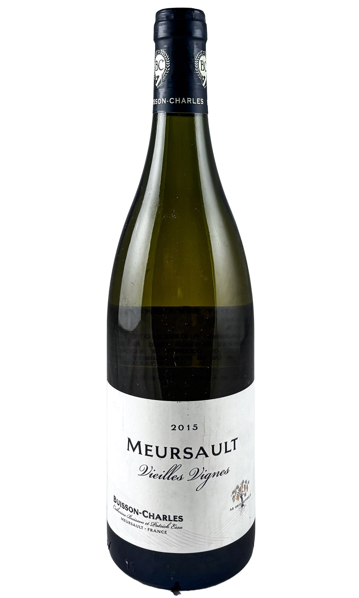 Bottle of Buisson-Charles, Meursault Vieilles Vignes, 2015 - White Wine - Flatiron Wines & Spirits - New York