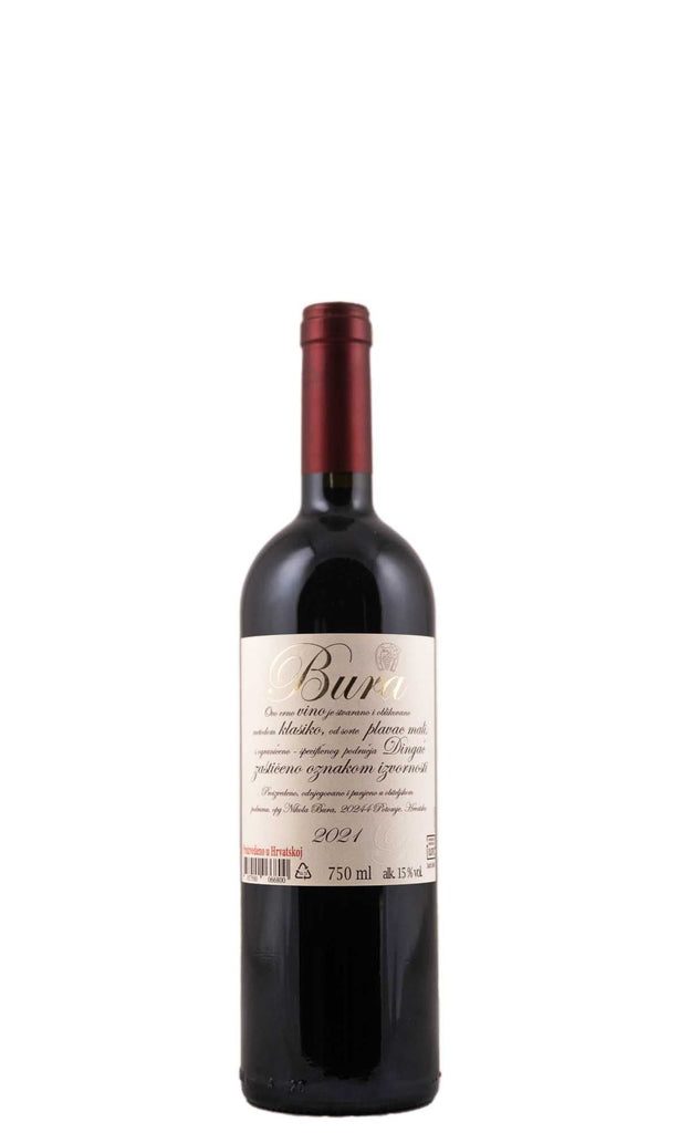 Bottle of Bura, Dingac Plavac Mali, 2021 - Red Wine - Flatiron Wines & Spirits - New York