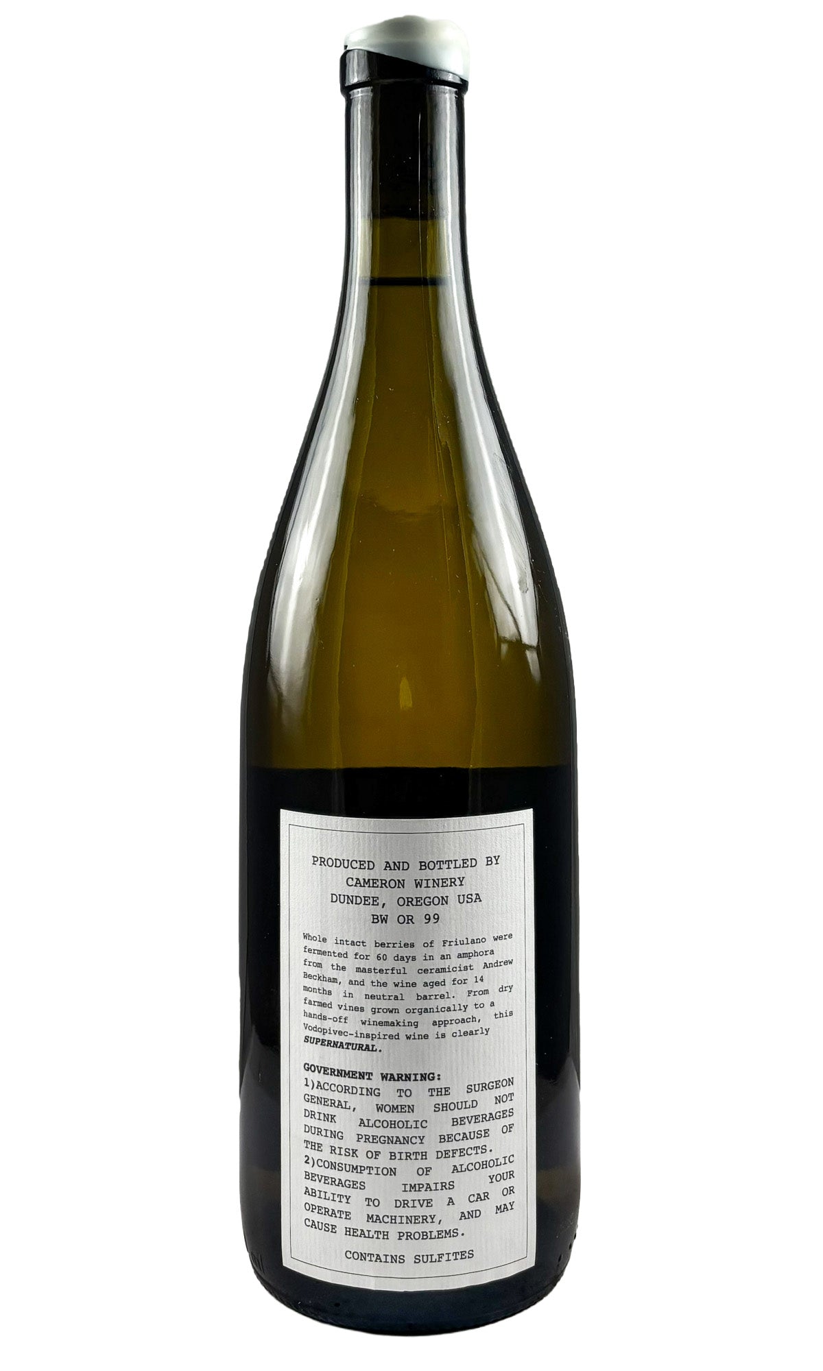 Bottle of Cameron, Friulano, 2024 - White Wine - Flatiron Wines & Spirits - New York