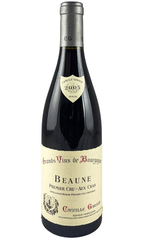 Bottle of Camille Giroud, Beaune Aux Cras, 2005 - Red Wine - Flatiron Wines & Spirits - New York