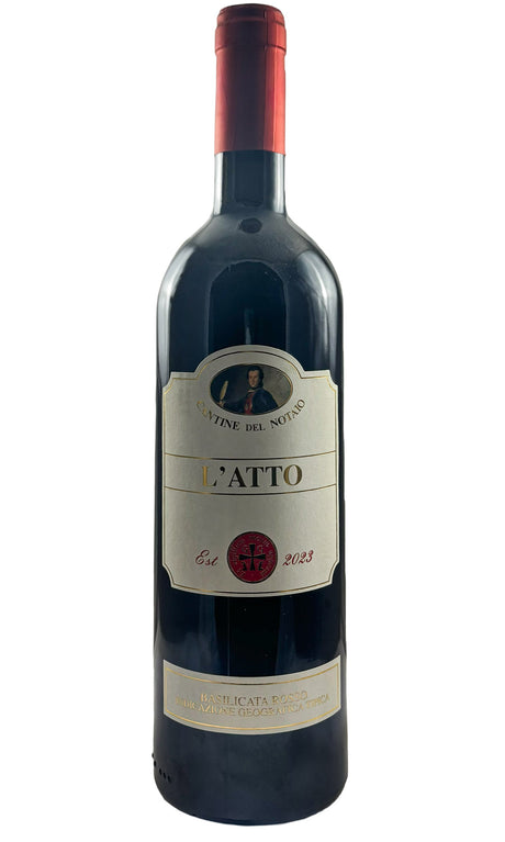 Bottle of Cantine del Notaio, Aglianico Del Vulture L'Atto, 2023 - Red Wine - Flatiron Wines & Spirits - New York