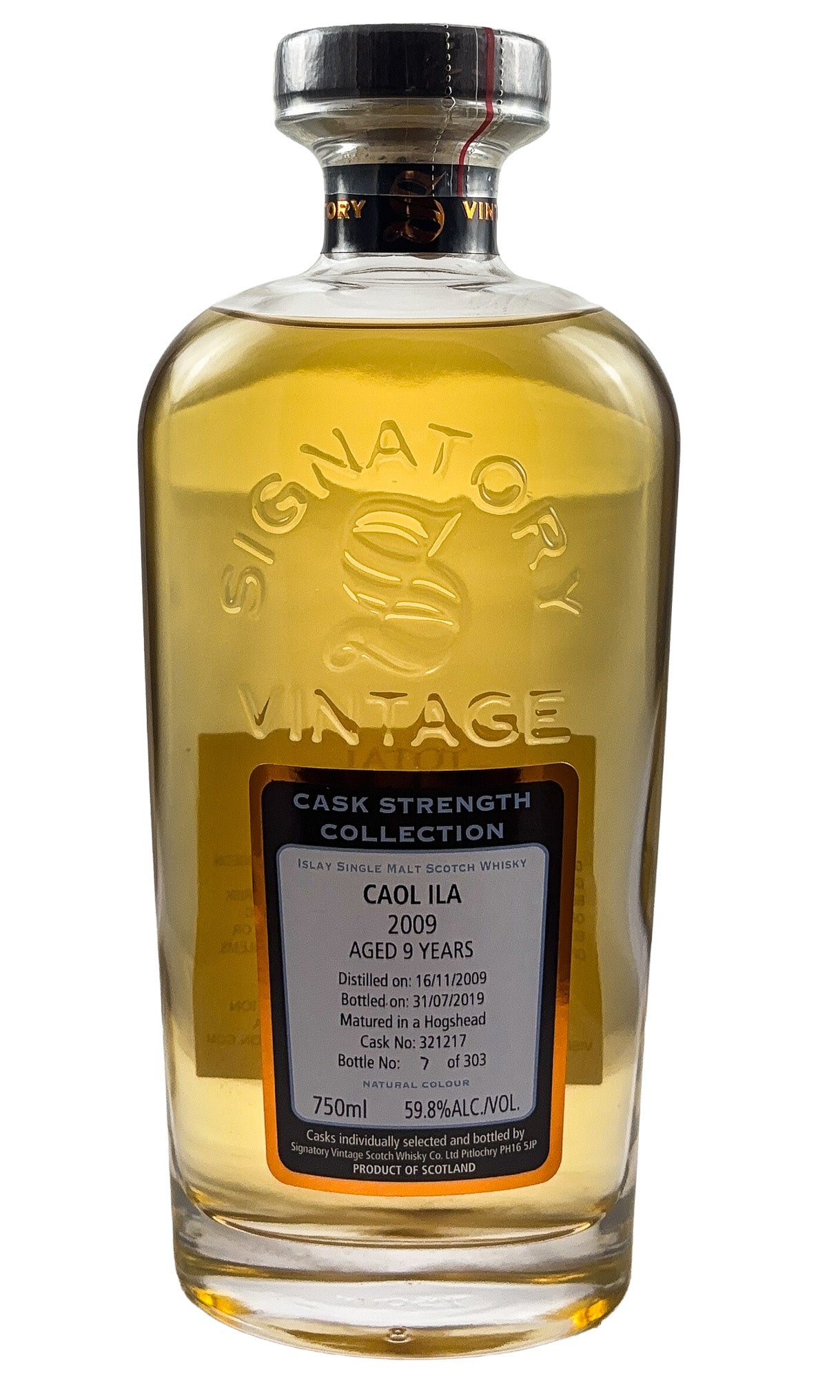 Caol Ila (Signatory Vintage), Islay Single Malt Scotch Whisky 9