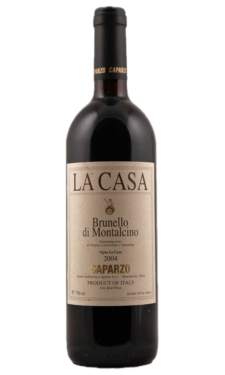 Bottle of Caparzo, Brunello di Montalcino "Vigna La Casa", 2004 - Red Wine - Flatiron Wines & Spirits - New York