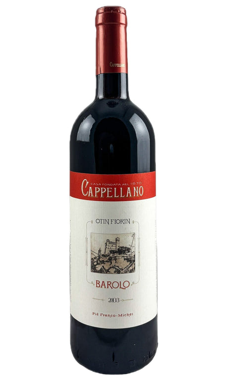 Bottle of Cappellano, Barolo Pie Franco, 2003 - Red Wine - Flatiron Wines & Spirits - New York
