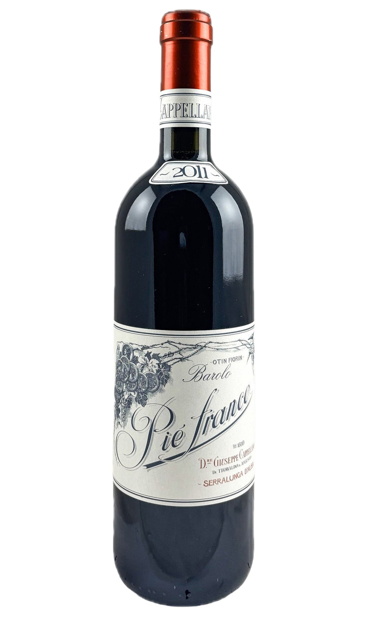 Bottle of Cappellano, Barolo Pie Franco, 2011 - Red Wine - Flatiron Wines & Spirits - New York