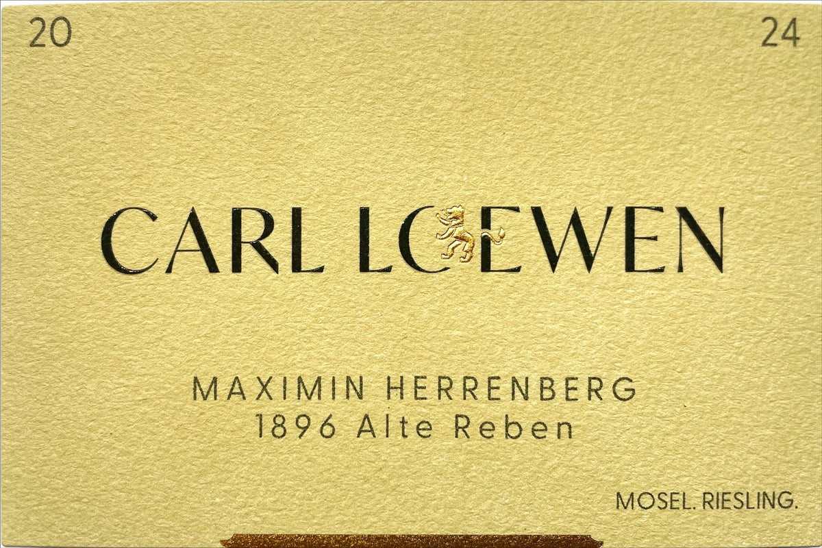 Bottle of Carl Loewen, Longuicher Maximin Herrenberg 1896 Alte Reben Riesling Trocken, 2025 (Pre-Arrival, ETA Late Fall 2026) - White Wine - Flatiron Wines & Spirits - New York