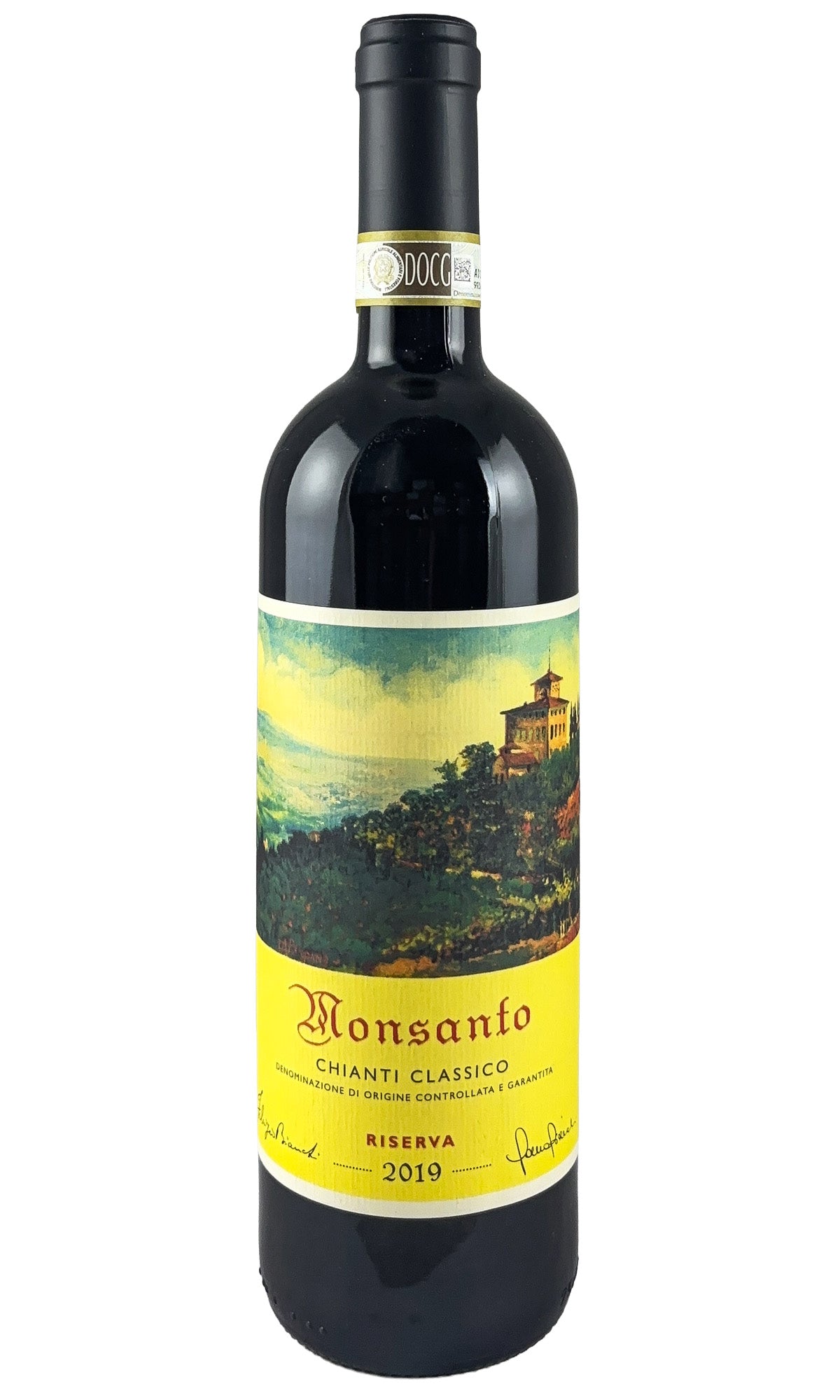 Bottle of Castello di Monsanto, Chianti Classico Riserva, 2019 - Red Wine - Flatiron Wines & Spirits - New York