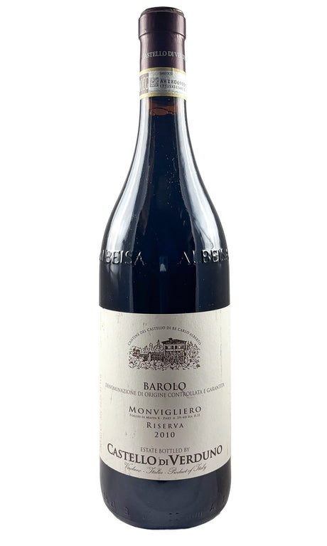 Bottle of Castello di Verduno, Barolo Monvigliero Riserva, 2010 - Red Wine - Flatiron Wines & Spirits - New York