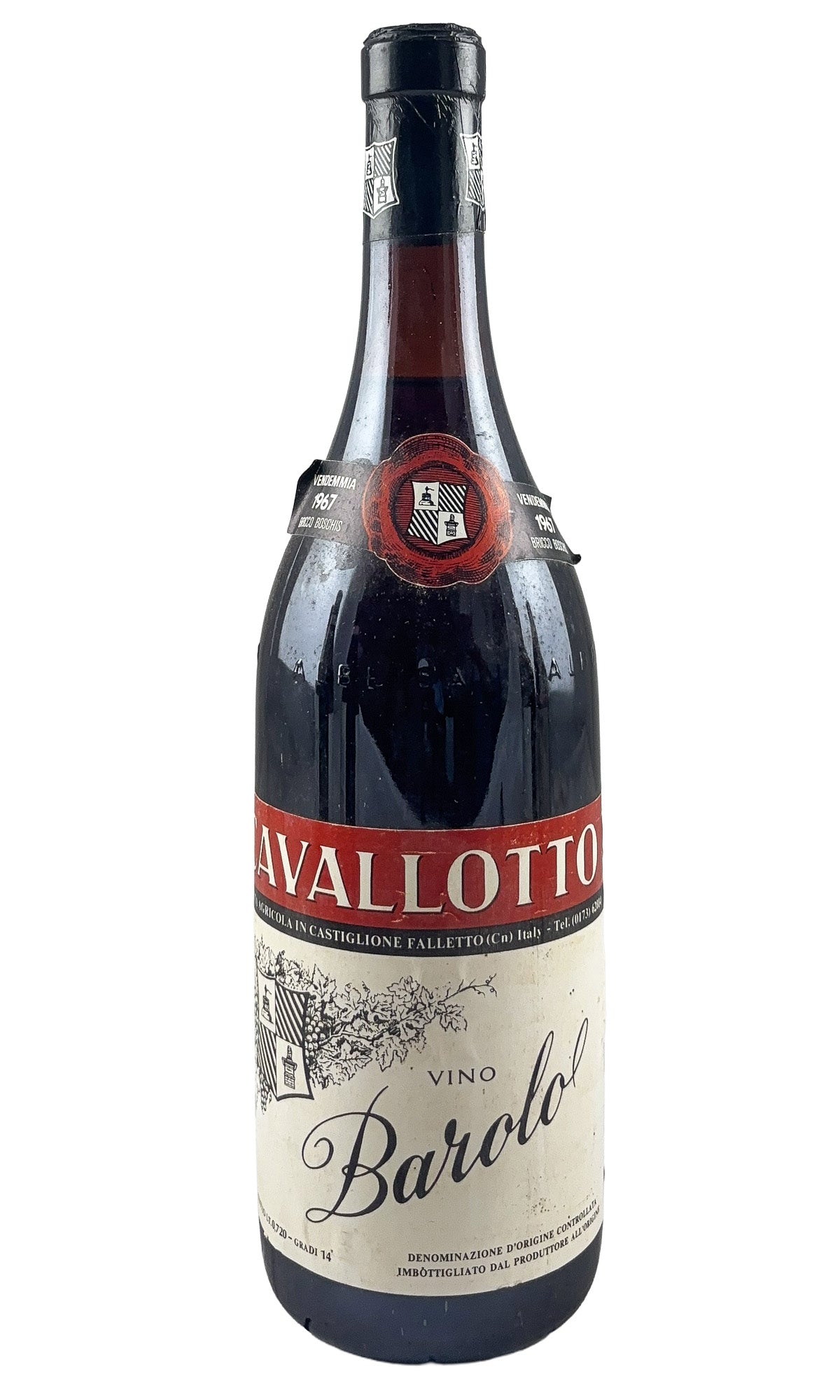 Bottle of Cavallotto, Barolo Bricco Boschis, 1967 - Red Wine - Flatiron Wines & Spirits - New York