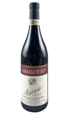 Bottle of Cavallotto, Barolo Riserva Bricco Boschis Vigna San Giuseppe, 2006 - Red Wine - Flatiron Wines & Spirits - New York