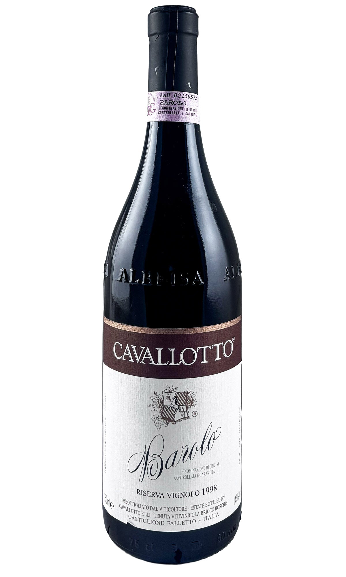 Bottle of Cavallotto, Barolo Riserva Bricco Boschis Vignolo, 1998 - Red Wine - Flatiron Wines & Spirits - New York