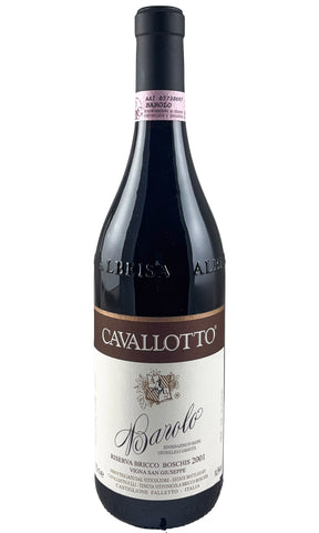 Bottle of Cavallotto, Barolo Riserva Vignolo Vigna San Giuseppe, 2001 - Red Wine - Flatiron Wines & Spirits - New York