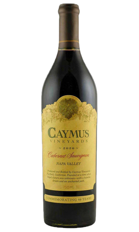 Bottle of Caymus Vineyards, Napa Cabernet Sauvignon, 2020 - Red Wine - Flatiron Wines & Spirits - New York