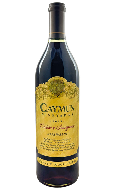 Bottle of Caymus Vineyards, Napa Cabernet Sauvignon, 2023 - Red Wine - Flatiron Wines & Spirits - New York