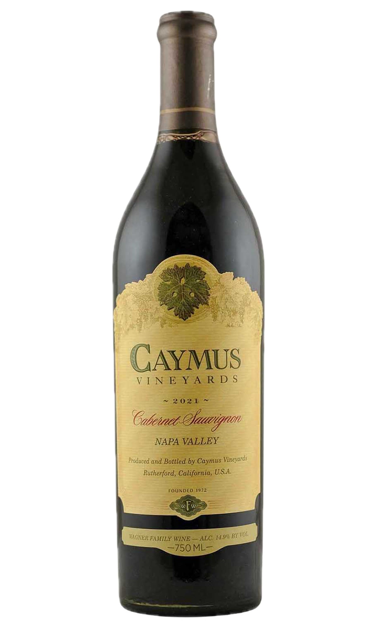 Bottle of Caymus Vineyards, Napa Valley Cabernet Sauvignon, 2021 - Red Wine - Flatiron Wines & Spirits - New York