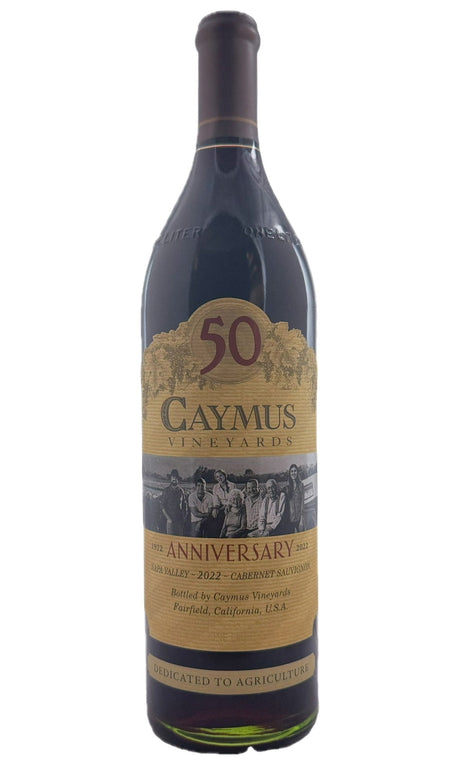 Bottle of Caymus Vineyards, Napa Valley Cabernet Sauvignon "50th Anniversary", 2022 (1L) - Red Wine - Flatiron Wines & Spirits - New York