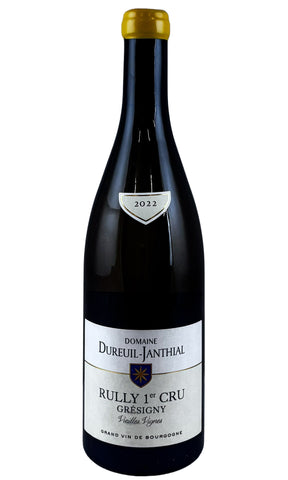 Bottle of Celine et Vincent Dureuil (Dureuil-Janthial), Rully 1er Cru Vieilles Vignes Gresigny, 2022 - White Wine - Flatiron Wines & Spirits - New York