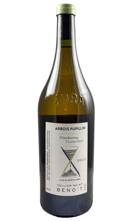 Bottle of Cellier Saint Benoit, Arbois-Pupillin 'Courbes Raies' Chardonnay, 2023 - White Wine - Flatiron Wines & Spirits - New York