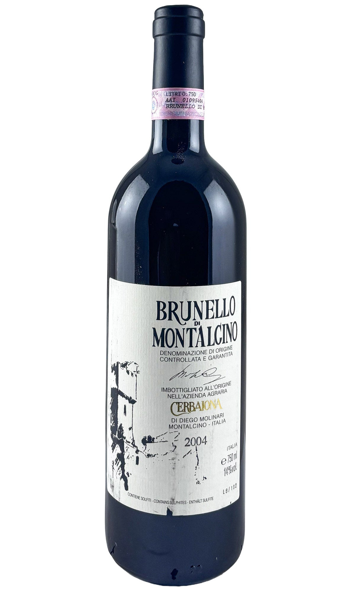 Bottle of Cerbaiona, Brunello di Montalcino, 2004 - Red Wine - Flatiron Wines & Spirits - New York