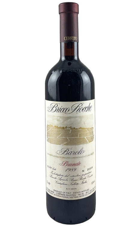 Bottle of Ceretto, Barolo Brunate, 1989 - Red Wine - Flatiron Wines & Spirits - New York