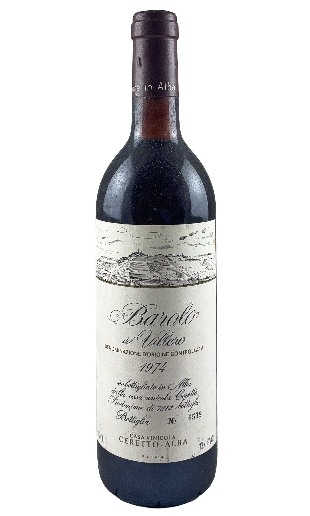 Bottle of Cerreto, Barolo Villero, 1974 - Red Wine - Flatiron Wines & Spirits - New York