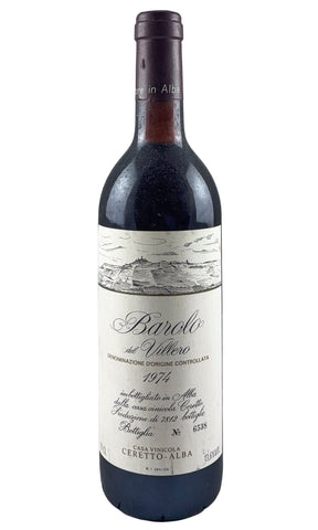 Bottle of Cerreto, Barolo Villero, 1974 - Red Wine - Flatiron Wines & Spirits - New York