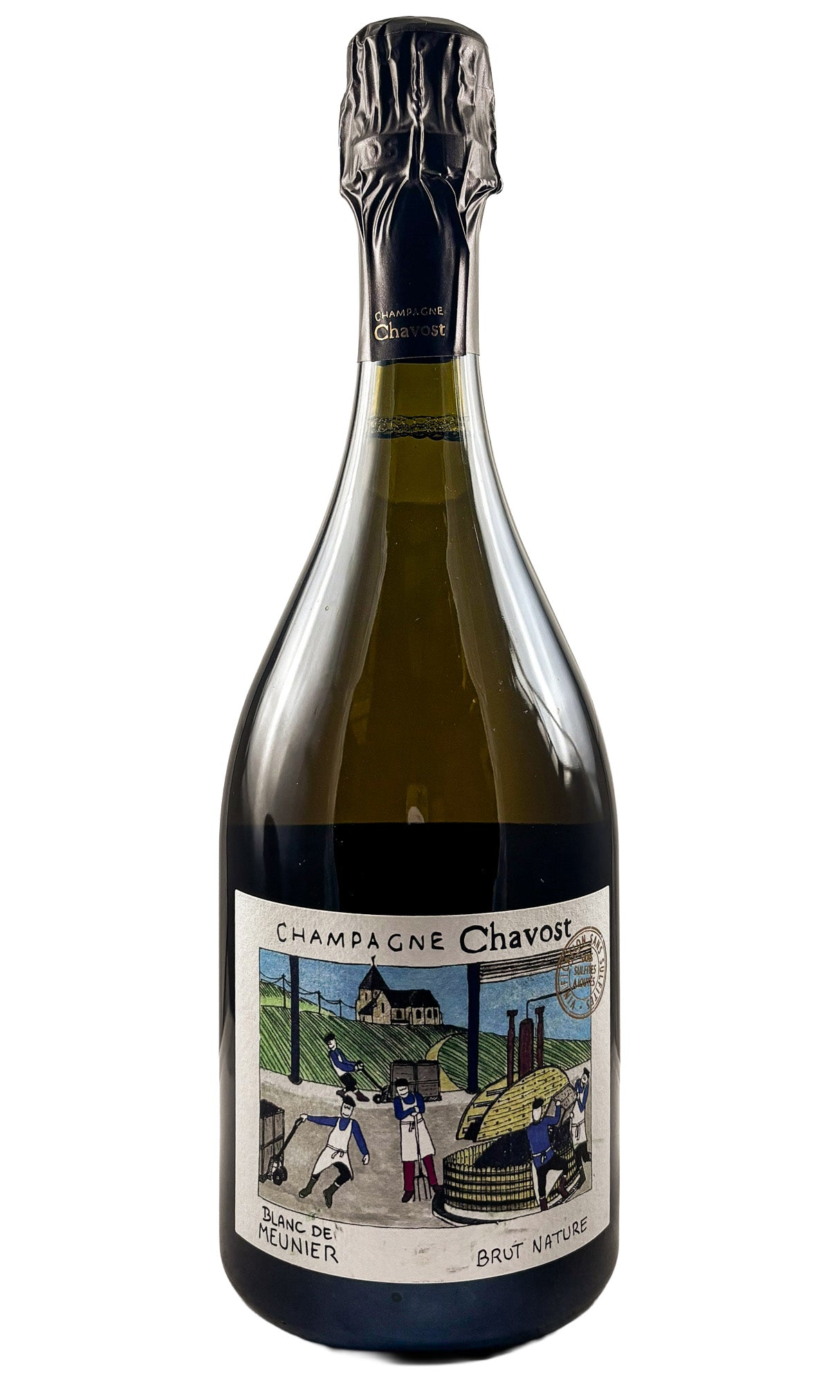 Bottle of Champagne Chavost, Champagne Blanc de Meunier Brut Nature [Base 2023], NV - Sparkling Wine - Flatiron Wines & Spirits - New York