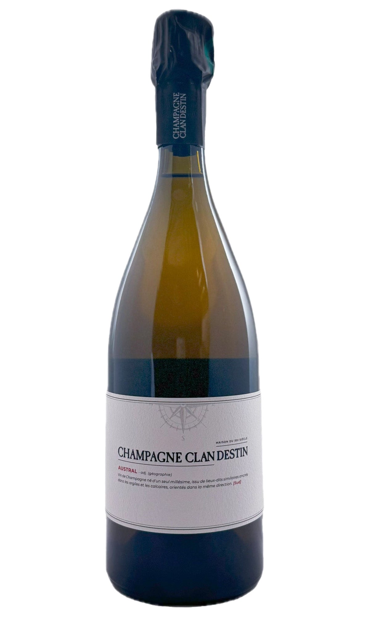 Bottle of Champagne Clandestin, Austral Blanc de Noirs Brut Nature, NV [2022] - Sparkling Wine - Flatiron Wines & Spirits - New York