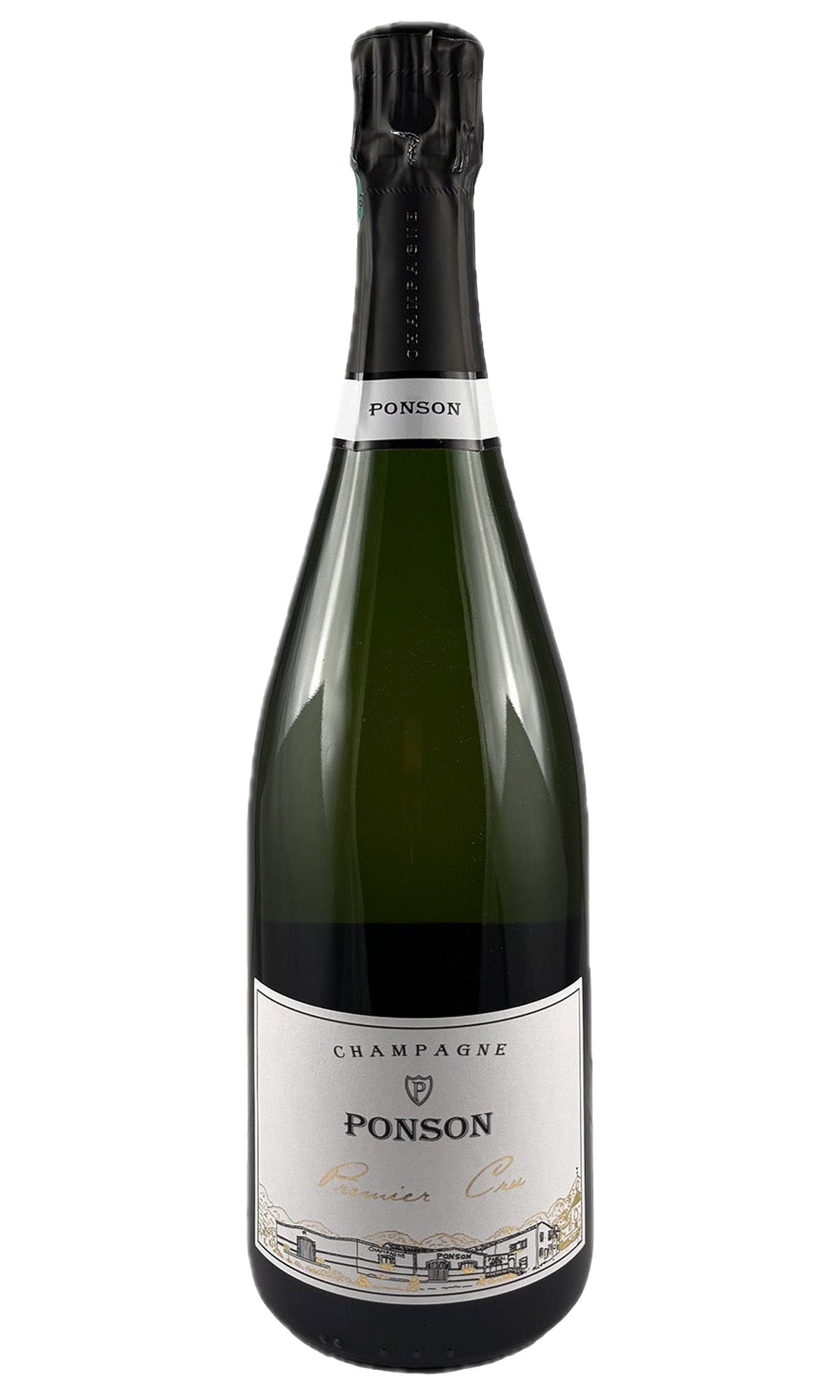 Bottle of Champagne Ponson, 1er Cru Extra Brut, NV - Sparkling Wine - Flatiron Wines & Spirits - New York