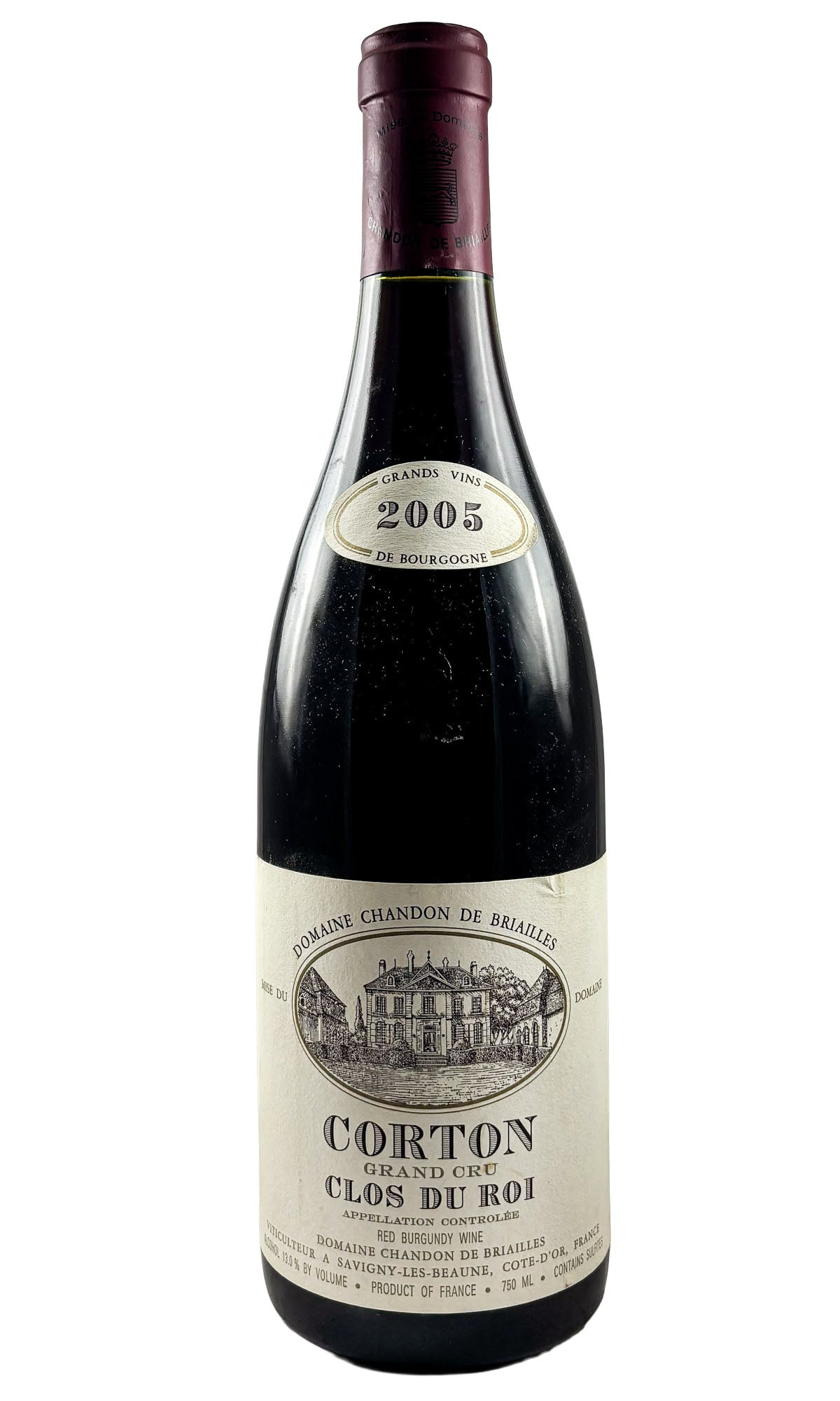 Bottle of Chandon de Briailles, Corton Clos du Roi Grand Cru, 2005 - Red Wine - Flatiron Wines & Spirits - New York