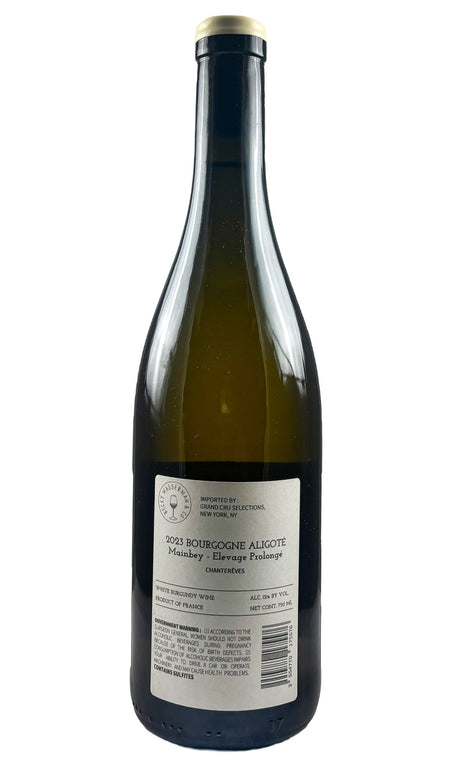 Bottle of Chantereves, Bourgogne Aligote Mainbey, 2023 - White Wine - Flatiron Wines & Spirits - New York