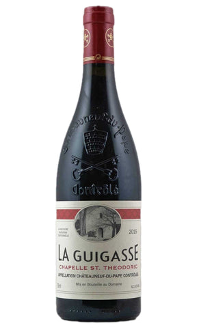 Bottle of Chapelle Saint Theodoric, Chateauneuf-du-Pape "La Guigasse", 2015 - Red Wine - Flatiron Wines & Spirits - New York