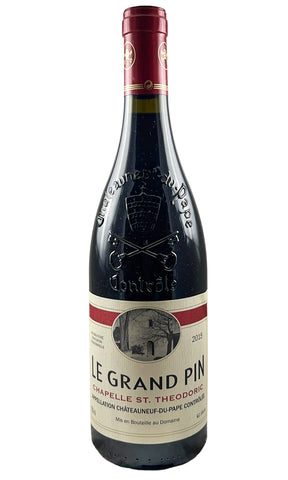 Bottle of Chapelle Saint Theodoric, Chateauneuf-du-Pape Le Grand Pin, 2015 - Red Wine - Flatiron Wines & Spirits - New York