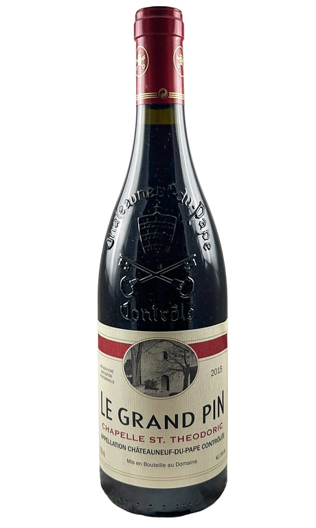 Bottle of Chapelle Saint Theodoric, Chateauneuf-du-Pape Le Grand Pin, 2015 - Red Wine - Flatiron Wines & Spirits - New York