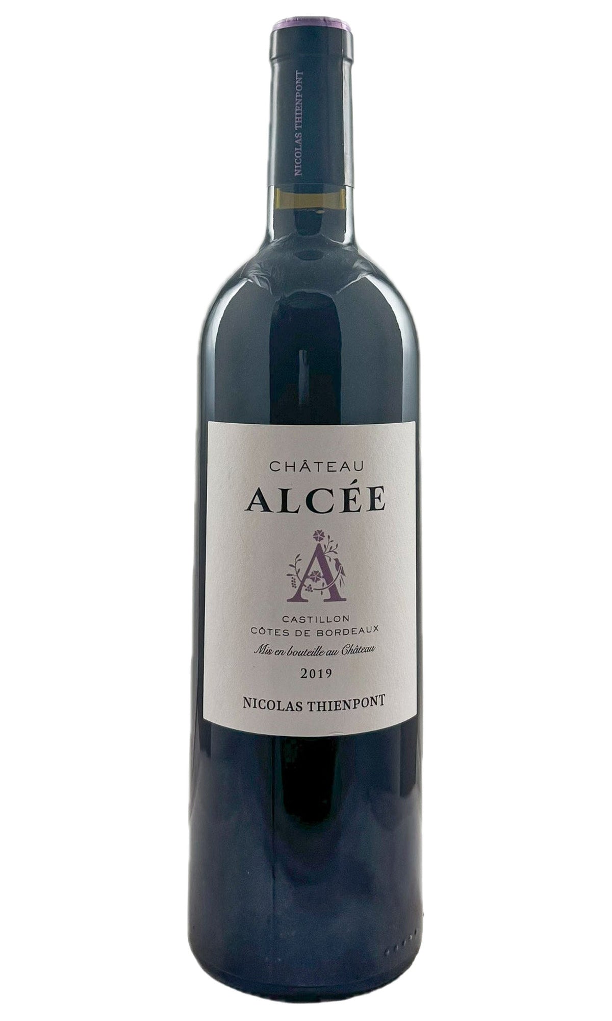 Bottle of Chateau Alcee, Castillon Cotes De Bordeaux, 2019 (Ex-Negociant) - Red Wine - Flatiron Wines & Spirits - New York
