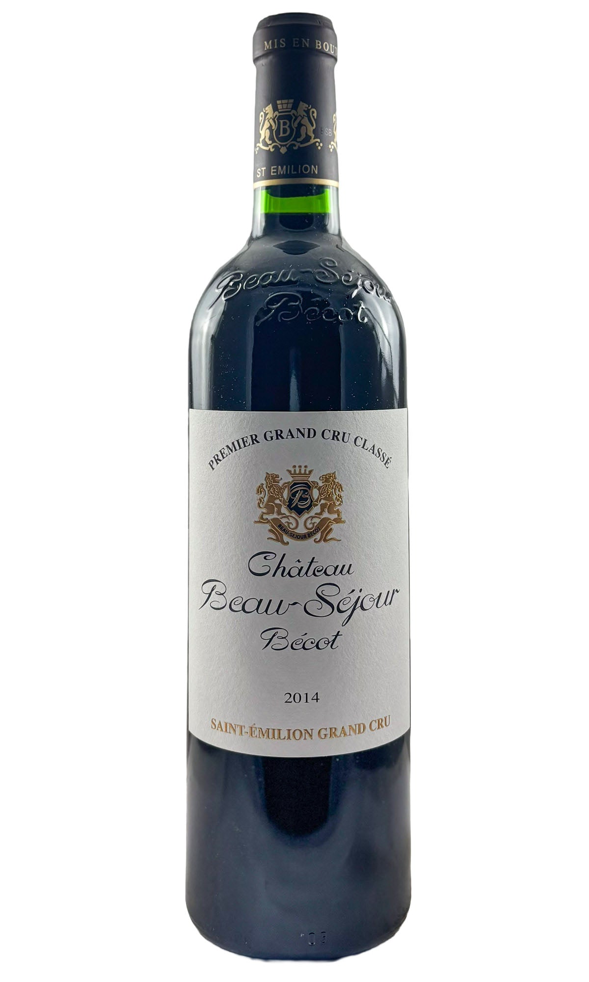 Bottle of Chateau Beau-Sejour Becot, Saint-Emilion Grand Cru, 2014 (Ex-Negociant) - Red Wine - Flatiron Wines & Spirits - New York