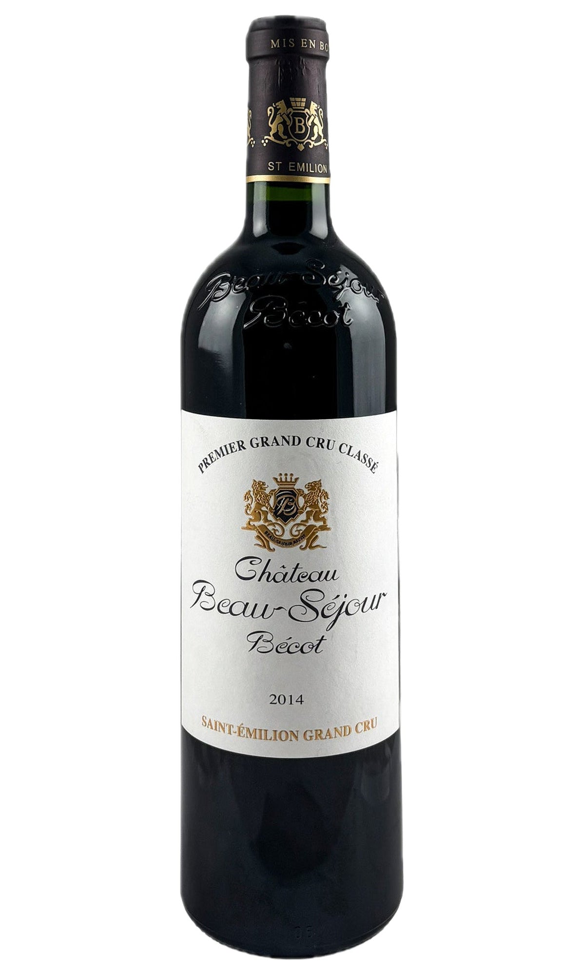 Bottle of Chateau Beau-Sejour Becot, Saint Emilion Grand Cru, 2014 - Red Wine - Flatiron Wines & Spirits - New York