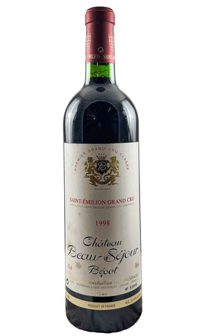 Bottle of Chateau Beau-Sejour Becot, Saint-Emilion (lightly scuffed labels), 1998 - Red Wine - Flatiron Wines & Spirits - New York