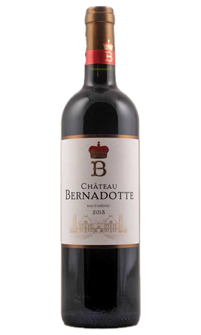 Bottle of Chateau Bernadotte, Haut Medoc, 2018 - Red Wine - Flatiron Wines & Spirits - New York