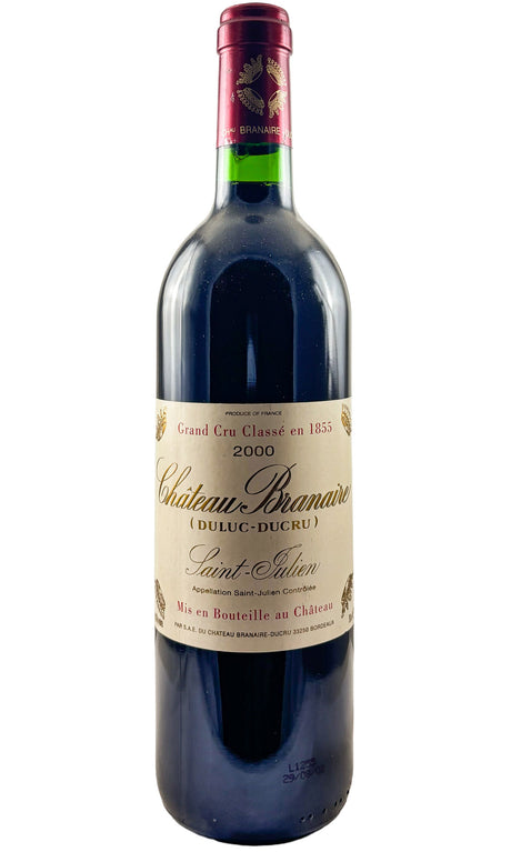 Bottle of Chateau Branaire-Ducru, Saint-Julien, 2000 - Red Wine - Flatiron Wines & Spirits - New York